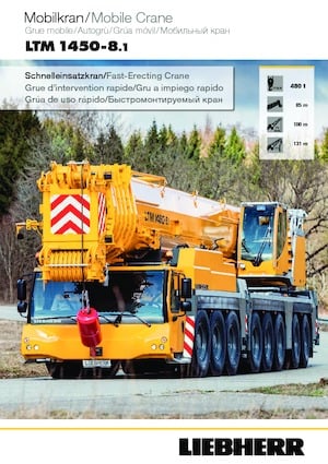 Autódaruk Liebherr LTM 1450-8.1 