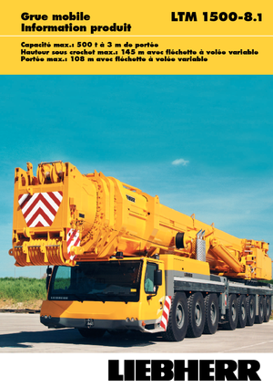Autódaruk Liebherr LTM 1500-8.1