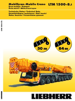 Autódaruk Liebherr LTM 1500-8.1