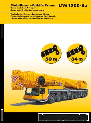 Autódaruk Liebherr LTM 1500-8.1