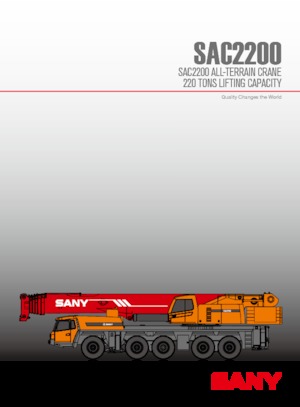 Autódaruk Sany SAC 2200