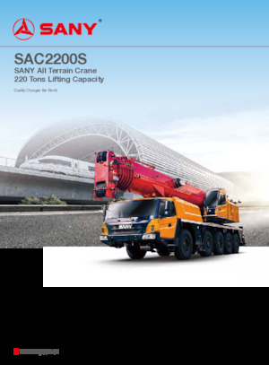 Autódaruk Sany SAC2200S