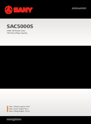 Autódaruk Sany SAC5000S 