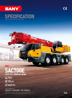 Autódaruk Sany SAC700E 