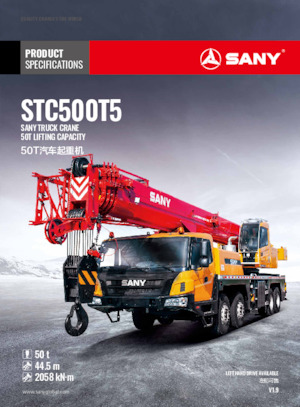 Autódaruk Sany STC500T5