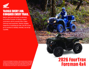 ATVk és Quadok Honda FourTrax Foreman 4x4