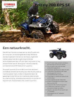 ATVk és Quadok Yamaha GRIZZLY 700 EPS SE