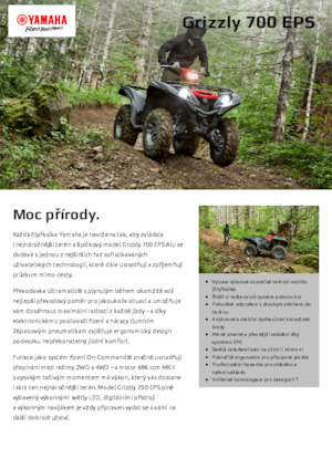 ATVk és Quadok Yamaha GRIZZLY 700 EPS