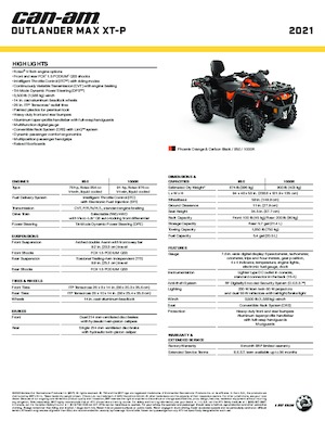 ATVk és Quadok can-am OUTLANDER 850 MAX XT-P 