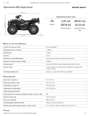 ATVk és Quadok Polaris Sportsman 850