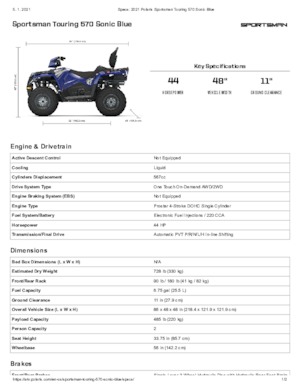 ATVk és Quadok Polaris Sportsman touring 570
