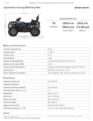 ATVk és Quadok Polaris Sportsman touring 850 