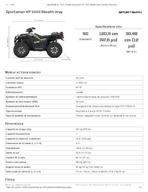 ATVk és Quadok Polaris Sportsman XP 1000