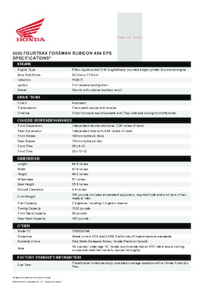 ATVk és Quadok Honda TRX520FM6