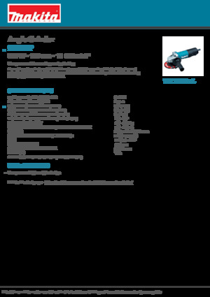 Sarokcsiszolók Makita 9557HP