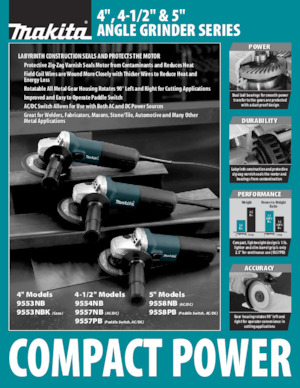 Sarokcsiszolók Makita 9556PB