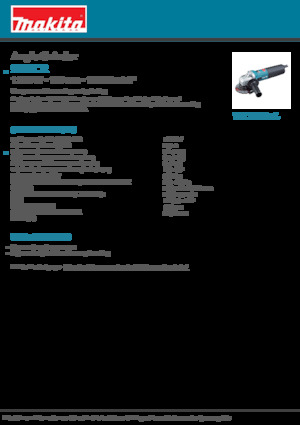 Sarokcsiszolók Makita 9561CR