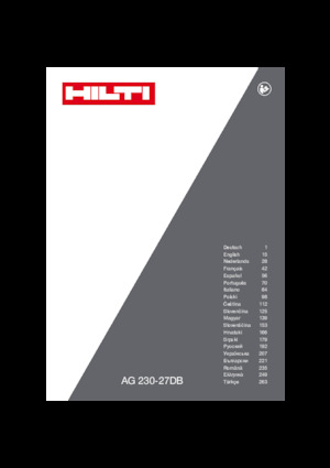 Sarokcsiszolók Hilti AG 230-27DB