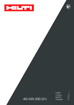 Sarokcsiszolók Hilti AG 500-20D