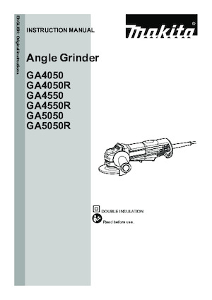 Sarokcsiszolók Makita GA4550R