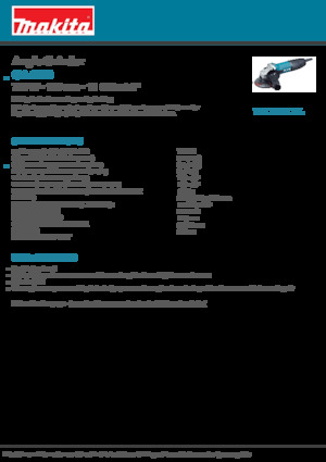 Sarokcsiszolók Makita GA4530
