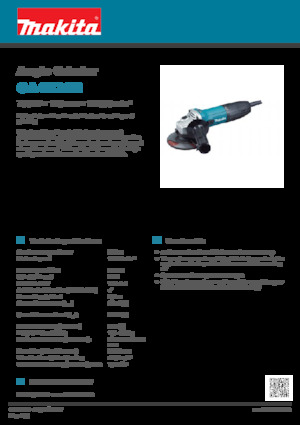 Sarokcsiszolók Makita GA4530R