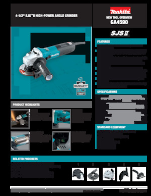Sarokcsiszolók Makita GA4590