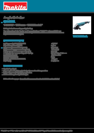 Sarokcsiszolók Makita GA5011