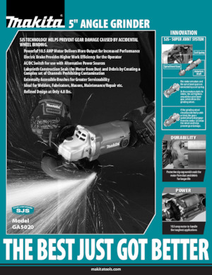 Sarokcsiszolók Makita GA5020