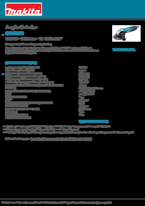 Sarokcsiszolók Makita GA5030