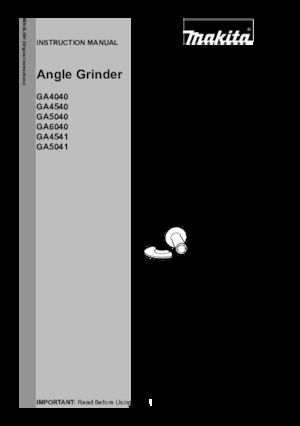 Sarokcsiszolók Makita GA5040