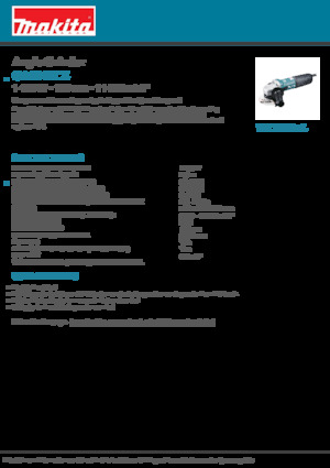 Sarokcsiszolók Makita GA5040CZ