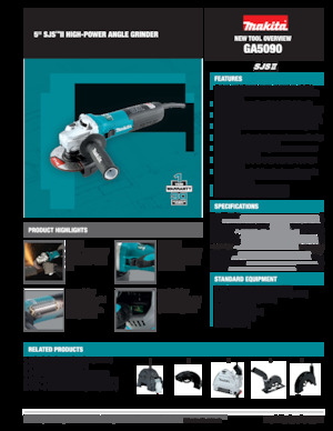 Sarokcsiszolók Makita GA5090