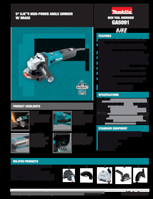 Sarokcsiszolók Makita GA5091