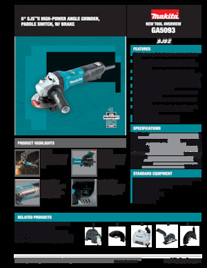 Sarokcsiszolók Makita GA5093