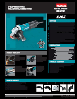 Sarokcsiszolók Makita GA5095