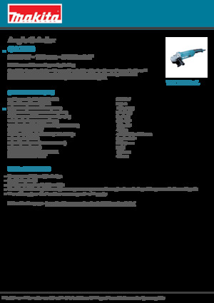 Sarokcsiszolók Makita GA7050