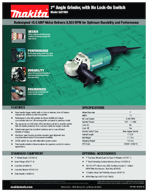 Sarokcsiszolók Makita GA7060 