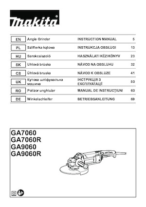 Sarokcsiszolók Makita GA7060R 