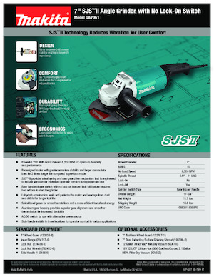 Sarokcsiszolók Makita GA7061 
