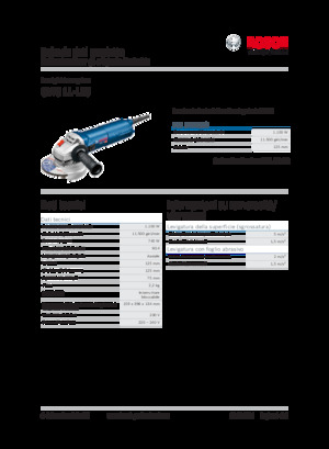 Sarokcsiszolók Bosch GWS 11-125