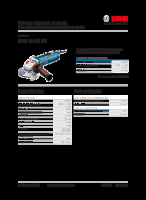Sarokcsiszolók Bosch GWS 13-125 CIE
