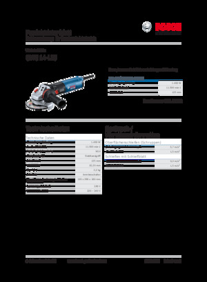 Sarokcsiszolók Bosch GWS 14-125