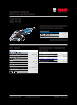 Sarokcsiszolók Bosch GWS 14-125