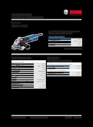 Sarokcsiszolók Bosch GWS 14-125 S