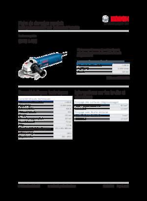 Sarokcsiszolók Bosch GWS 1400