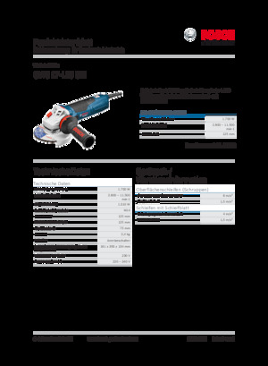 Sarokcsiszolók Bosch GWS 17-125 CIE