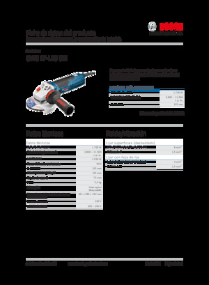 Sarokcsiszolók Bosch GWS 17-125 CIE