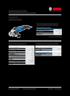 Sarokcsiszolók Bosch GWS 18-125 SL
