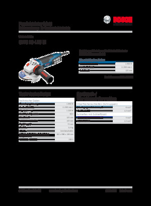 Sarokcsiszolók Bosch GWS 19-125 CI